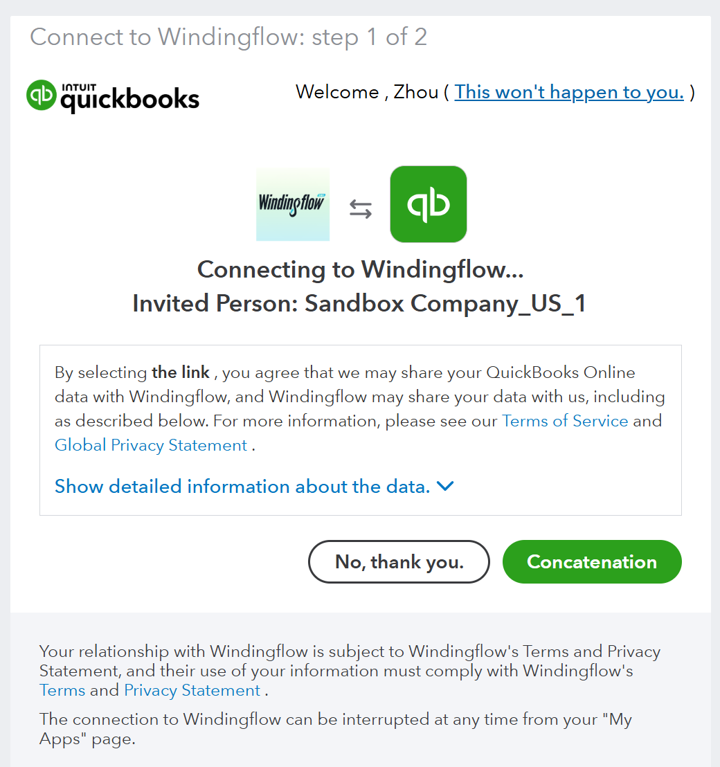 QuickBooks login
