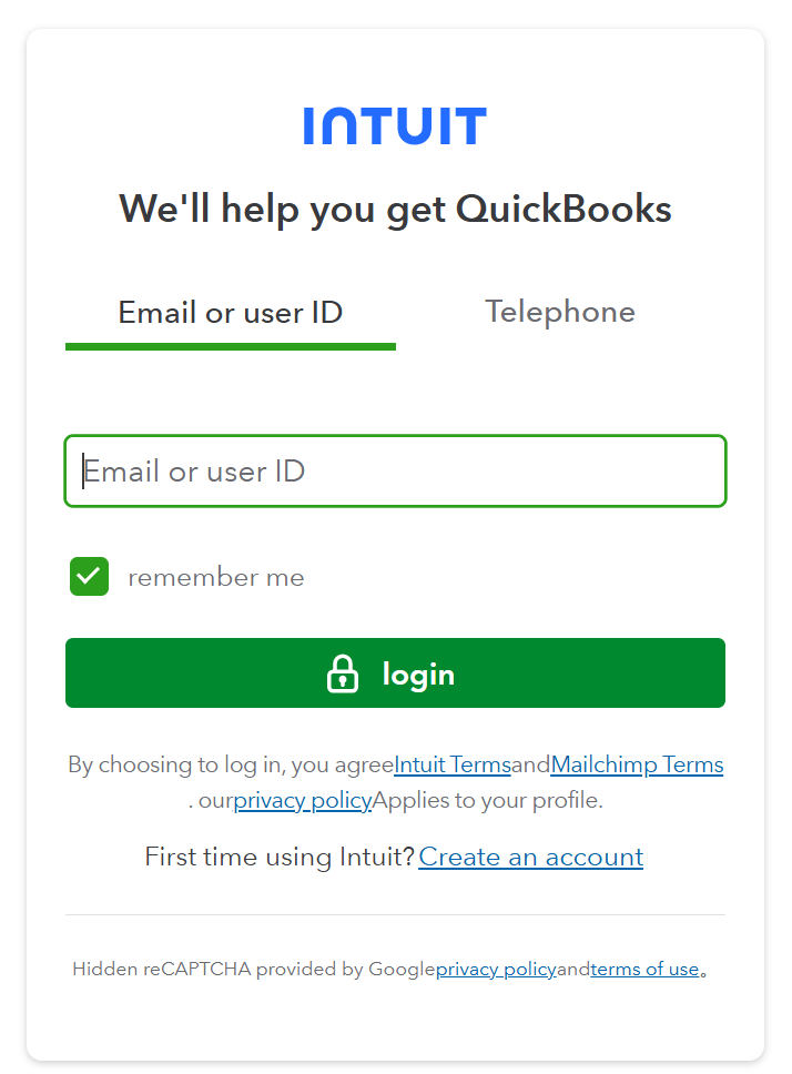 Connect to QuickBooks